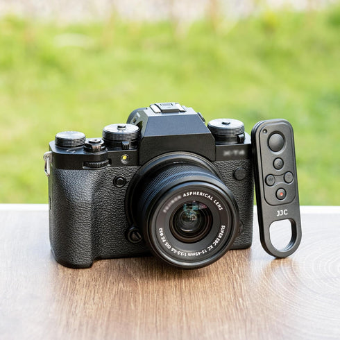 JJC Bluetooth Wireless Remote Control for Fujifilm Fuji X100VI X-T5 X-T4 X-T3 X-T50 X-T30 II X-T30 X-S20 X-S10 X-H2S X-H2 Camera, Camera Zoom Remo...