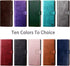 SUANPOT for iPhone XR 6.1 (Non XS 5.8",XS Max 6.7") Leather Wallet case with RFID Blocking Credit Card Holder Flip Folio Book Phone Cover Shockpro...