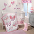 Bedtime Originals Butterfly Kisses Fitted Crib Sheet, Multicolor...