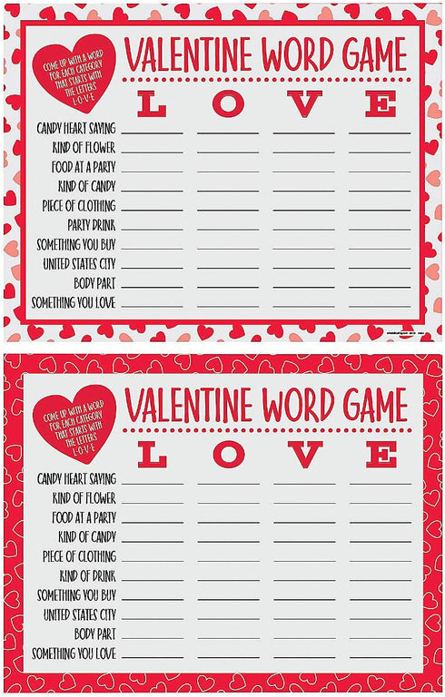 Fun Express VALENTINE LETTER WORD GAME - Toys - 24 Pieces...