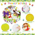 74 Pcs Christian Easter Bulletin Board Decorations Set Easter Bunny Egg Flower Paper Cutouts with Border He Is Risen Classroom Decor for Home Nurs...