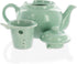 Amsterdam 2 Cup Ceramic Teapot with Infuser - Sea Foam - 23oz | Small Teapot for Loose Leaf Tea | Ceramic Teapots for Tea Party | Porcelain Tea Po...