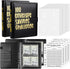 100 Envelopes Money Saving Challenge Binder, Easy and Fun Way to Save $5,050, A5 Budget Book with Cash Envelopes Kit,Black,Gold,Pack of 2...