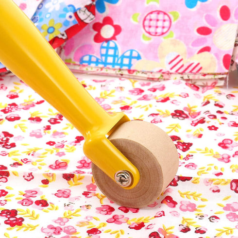 Quilting Seam Roller, Sewing Seam Roller Wallpaper Roller with Easy to Grip Handle for Quilting, Sewing, Print, Ink, Wallpaper, Home Decoration (1...
