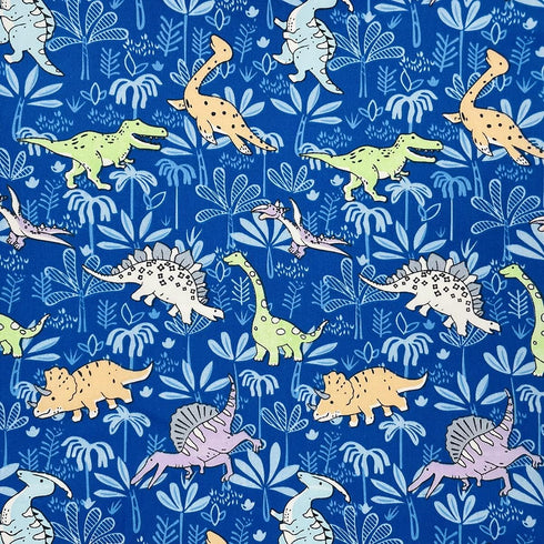 Dinosaur Quilt Fat Quarters Fabric Bundles Cotton Cartoon Dino World Fabric for Baby Boy Kids 18"x 22" (7pcs) SZRUIZFZ...