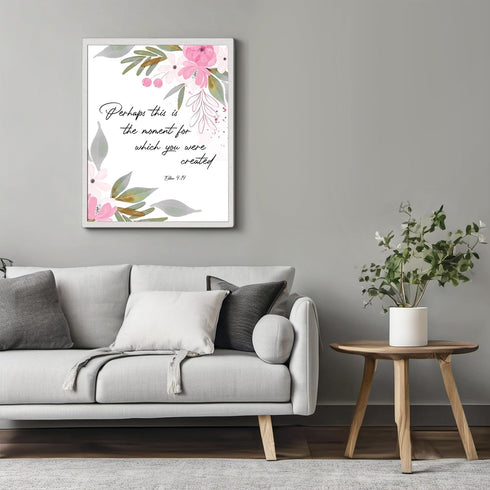 Posterizer 1 pcs-This Is The Moment-Bible verse-Religious Posters-Motivational & Inspirational Art-Gifts for Christians-Gift for Daughter, Son, Ki...