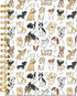 Spiral Journal Notebook,Cute Puppy Strong Twin-Wire Binding with Premium Paper for Girl Women,60 Sheets A5 College Ruled Notebook/Journal,Perfect ...