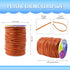 Mandala Crafts Rust Plastic Lacing Cord Boondoggle String Kit - 2.5mm 100 Yds Gimp String Kit for Keychain Plastic Cord Bracelet Necklace Jewelry ...
