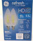 ge 31508 Clear Finish Daylight HD 60w Dimmable Pack 2...