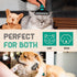 Ruff 'N Ruffus Dog Brush for Shedding - Double Sided Undercoat Rake for Dogs & Cats - Dematting Comb for Dogs - Deshedding Dog Brush with Nail Cli...
