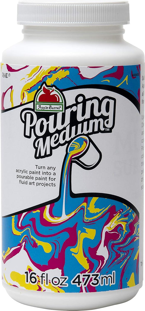 Apple Barrel Pouring Medium, 44840E Acrylic, 16 oz, 16 Fl Oz...