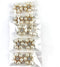 Worlds 10PC Gold Rhinestone Pearl Flatback Alloy Buttons Wedding Decoration DIY Clothing Scrapbooking Crafts Accessories 28mm...