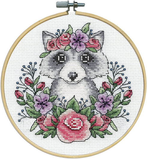 Design Works Crafts Janlynn Counted Cross Stitch Kit, Racoon, by The Yard...