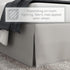 Bed Maker’s Never Lift Your Mattress Bed Skirt, Designed for Box Spring Beds, Split Corners, 14 Inch Drop Length, Full, Silver...