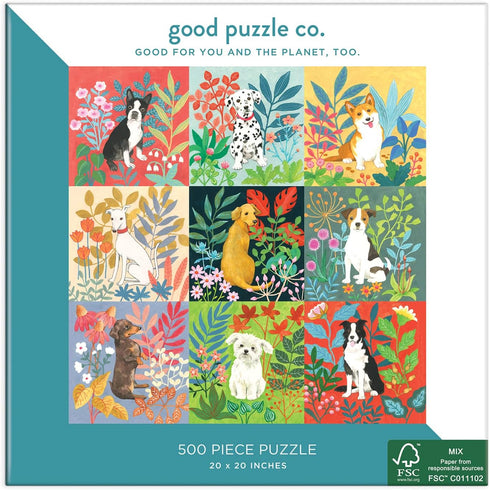 Good Puzzle Co. Dogs and Flowers...