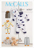 McCall Pattern Company Baby's Bunting, Jacket, Vest, Pants, and Beanie Sewing Patterns, Sizes S-XL...