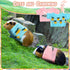 4 Pcs Easter Ferret Clothes Hamster Sweater Guinea Pig Clothes Bunny Costume Knitted Sweatshirt for Warm Winter Easter Vest Clothing Ferret Access...