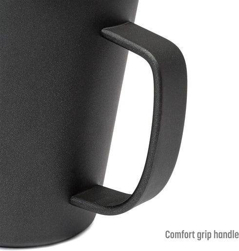 Goodful Travel Mug, Stainless Steel Insulated, Double Wall Vacuum Sealed Coffee Cup with Leak Proof Lid, 14 Ounce, Gray...