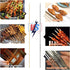 Stainless Steel Kabob Skewers?Barbecue Skewers, Portable Stainless Steel Barbecue Stick Storage Tubes for BBQ Parties and Outdoor Cooking Reusable...