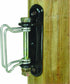 Field Guardian Wood Post Polytape Corner/End Insulator, 2-Inch, Black...