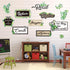Boho Bulletin Board Set Greenery Plant Inspirational Cutouts Greenery Board Border Classroom Decor Simply Boho Positive Quote Sign for Kids Social...