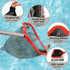 Pool Net, Pool Skimmer Net with Reinforced Frame, Large Capacity Pool Cleaning Net, Fine Mesh Pool Nets for Cleaning Leaves Pond Spa Inground Swim...