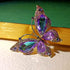 Stunning Big Purple Rhinestone Butterfly Brooch Pin with Color Crystal Accent...