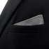 SHLAX&WING Solid Color Grey Silk Matching Pocket Square 12.6 inches Large...