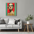 Posterizer 1 pcs-vintage woman with abstract structures collage-Retro Art-Collectibles & Fine Art-Gift for Art Lovers- UNFRAMED Wall Art...