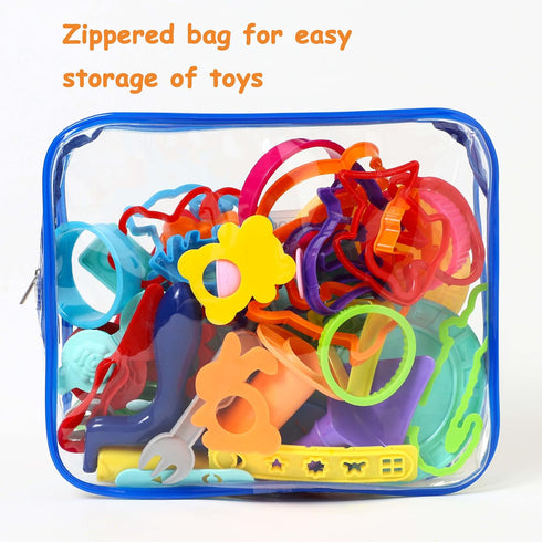 FRIMOONY Dough Tools Set for Kids, Various Animal Molds, Rolling Pins, Random Color, 47 PCS...