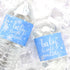 Blue Little Snowflake Winter Baby Shower Water Bottle Labels, Baby It's Cold Outside Shower - 24 Stickers...