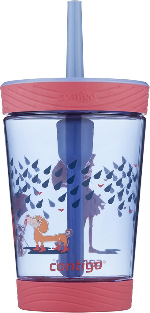 Contigo Kids Spill-Proof 14oz Tumbler with Straw and BPA Free Plastic...