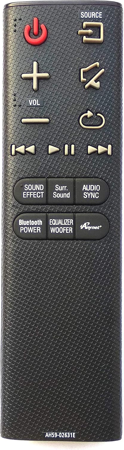 Universal Remote Replacement for Samsung AH59-02631E AH5902631E HWH7500 HW-H7500 HW-H7501 PS-WH7500 Sound Bar System...