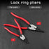 8-Inch Lock Ring Pliers Flat Snap Ring Pliers Special Circlip Pliers Reverse Pliers Angle Tip Retaining Ring Pliers Ring Opening Pliers Spreader P...