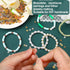 1500pcs 6mm Flat Round Spacer Beads Loose Beads for Bracelet Necklace Earring DIY Craft Supplies, 6 Colors...