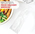 Party Essentials Individually Wrapped Plastic Cutlery Packets/Silverware Kits, White Fork/Spoon/Knife/Napkin, 100 Sets...
