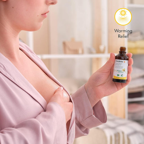 Medela Organic Breast Massage Oil for Breastfeeding Mothers | Relieve Breast Tenderness and Fullness | All-Natural Formula with Nourishing Ingredi...