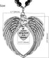 Memorial Car Charm Angel Wings, Memorial Gifts for Loss of Mother, Sympathy Gifts for Loss of Loved One in Heaven, in Memory of Mom Rear View Mirr...