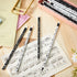 Music Note Pencils Music Pencils Music Themed Pencils Kids Musical Pencils Round White Black Pencils Woodcase Pencils with Eraser for School Offic...
