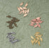 50 Pcs Leaf Charm Beads Metal Small 1.4 x 0.6 cm Tree Leaves Pendants for Crafting Jewelry Making Kit Findings Necklace Bracelet DIY Decoration Su...