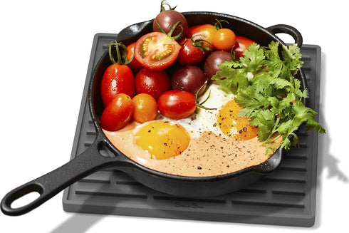 GOOD TO GOOD 1 Pack Extra Thick 446°F Heat Resistant Silicone Trivet for Hot Pots and Pans, Non-Slip, Durable, Flexible, Eco-Friendly, Easy Clean,...