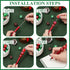 Whaline 15Pcs Christmas Beadable Pen Red Green Silver Bead Ballpoint Pen Gel Ink Pen with 50Pcs Colorful Beads 100Pcs Rhinestone Beads for Xmas DI...