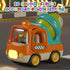 Friction Powered Push and Go Inertia Cars Small Dump Truck with Music Sound and Light Construction Vehicles Toy Trucks 1st Birthday Gifts for Kids...
