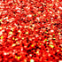 Hemway Premium Ultra Sparkle Glitter Multi Purpose Metallic Flake for Arts Crafts Nails Cosmetics Resin Festival Face Hair - Red Holographic - Sup...