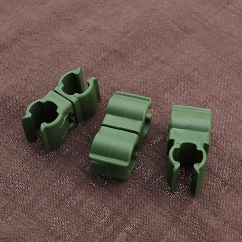 Create idea 50Pcs Plant Trellis Cane Connector, Climbing Rattan Stent Accessories Plant Connector Stake Clip for Garden Orchard Tomato Cage 11mm...