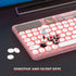 Bluetooth Keyboard, Universal Portable Wireless Keyboard for iPad, Smart Multi Device Rechargeable Small Keyboard for Tablet iPhone Laptop Smartph...