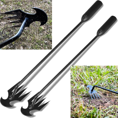 19.7-inch upgraded manual weeding tool, portable weeding tool with gardening gloves. Used for planting and weeding gardens, lawns and vegetable ga...