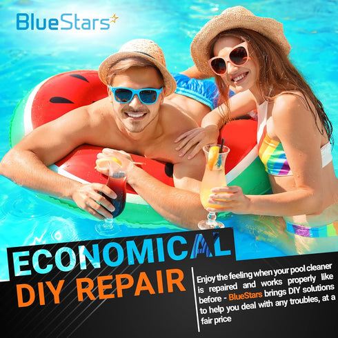 Ultra Durable C80 C-80 Turbine Bearings Replacement Part by BlueStars - Exact Fit for The Polaris 180 280 280 TankTrax, Vac-Sweep 20 Pool Cleaners...