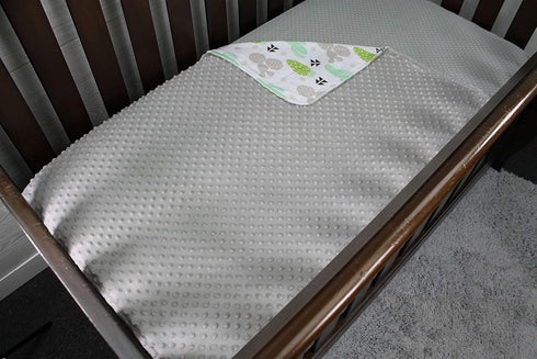Top Tots Baby Blanket - Green Grey Cactus...
