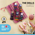 Thorness Set of 5 Guatemalan Handmade Worry Doll with a Colourful Crafted Storage Bag | Worry Dolls for Girls | Worry Dolls for Boys | Anxiety Dol...